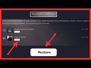 How to Restore License in PS5 (Can't Use Content)