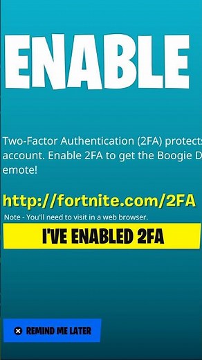 HOW TO ENABLE 2FA ON FORTNITE 2026!