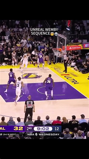 WEMBY IS AN ALIEN 🔥 #nba #basketball #wemby #spurs #nbabasketball