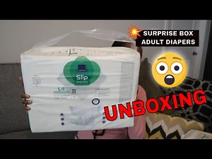 Huge BOX of ADULT DIAPERS- UNBOXING VIDEO!