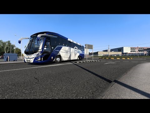 ETS2 scenic drive from Iași to Skopje, #marcopolog8 #volvo Coach from #brazilian #bus