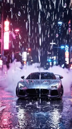 ⚡ TIME FREEZE CAR TO NEON PANTHER 🐆 #cinematicvideo #viralshorts #timefreeze #neonvibes #visualasmr