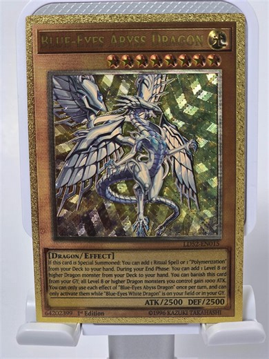 Dragon des Abysses aux yeux bleus (Carte Orica YGO en fibre de carbone) - Etsy France