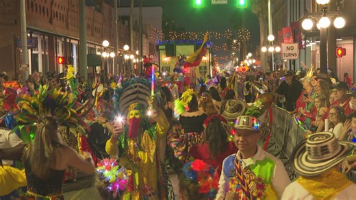 Tampa’s Knight Parade lights up Ybor City, celebrating Latin heritage and community tradition