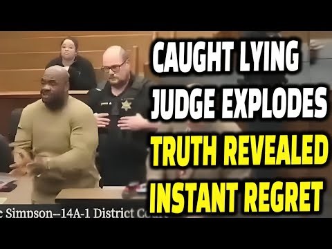 Courtroom ERUPTS as Judge EXPOSES Lying Defendant—He Breaks Down Crying!
