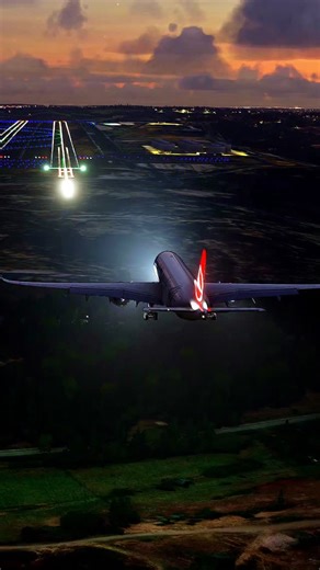 Turkish Airlines Airbus A350 final approach into Istanbul. From Microsoft Flight Simulator 2020. #msfs #a350 #flightsimulator | Flight Playground
