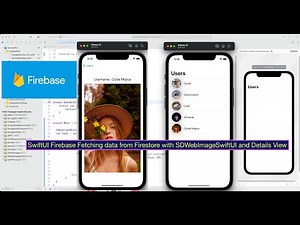 SwiftUI Firebase Fetching data from Firestore with SDWebImageSwiftUI and Details View