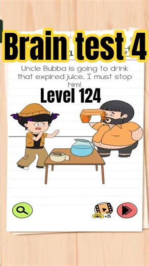 brain test level 124 | brain test 4! #braintest #shorts