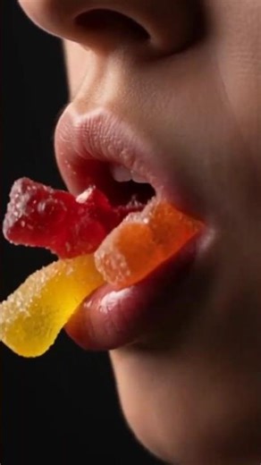 ASMR Gummy Bear Eating 🐻✨ | Crunchy & Juicy Candy Sounds (No Talking)