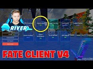 FATE CLIENT V4 FOR MCPE! | KEYSTROKES, ZOOM, TOGGLE SPRINT! (Minecraft Bedrock)