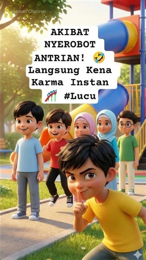 THE CONSEQUENCES OF JUMPING IN THE QUEUE! 🤣 Instant Karma 🎢 #Funny