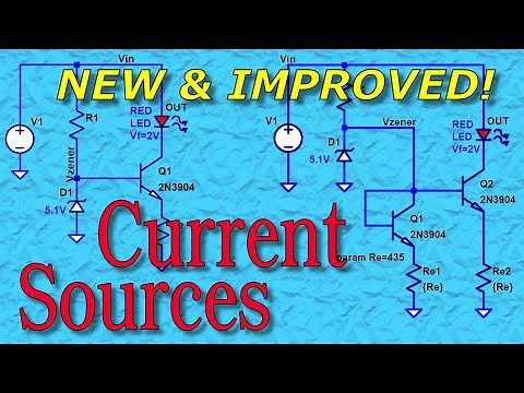Improved Bipolar Junction Transistor (BJT) Current Sources - Current Mirror (084b2)