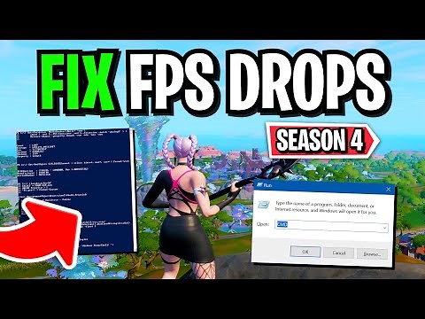 How To Fix FPS Drops in Fortnite Season 4! (Boost FPS & Fix Stutter)