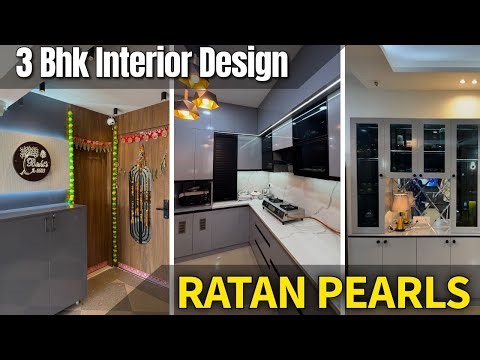 Ratan Pearl Interior DesignNoida Extension I Ratan pearl 3bhk + Servent