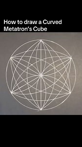 78K views · 941 reactions | How to draw a Curved Metatron’s Cube #natureofflowers #art #geometry #asmr #SacredGeometry #metatronscube | Natureofflowers | Facebook