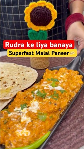 Ghar Me Kuch Nahi Tha, To Bana Diya Jhatpat Malai Paneer 😍 | Easy Malai Paneer Recipe #malaipaneer