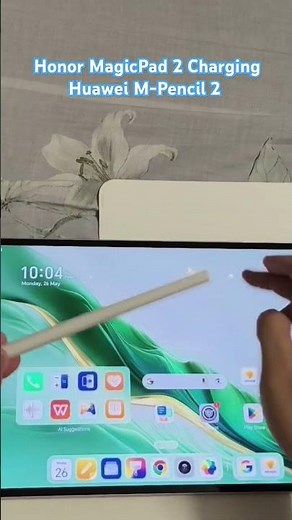 Honor MagicPad 2 Charging Huawei M-Pencil 2 #honor #huawei #mpencil