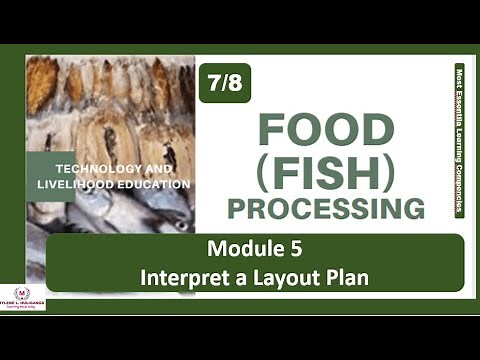 TLE FOOD /FISH PROCESSING for Grade 7 & 8 MODULE 5 - INTERPRET A LAYOUT PLAN