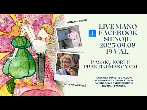 ✨🌟 PASAKŲ KORTŲ PRAKTIKUMAS GYVAI su Irena Bulotiene 🌟✨
