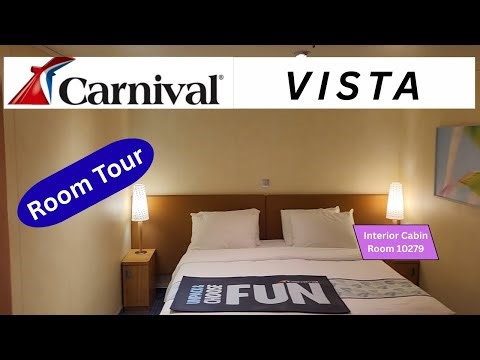 Carnival Vista Room Tour - Interior Room 10279