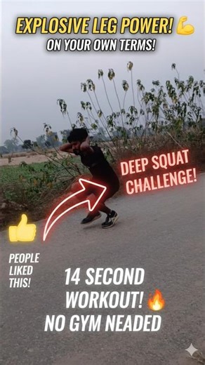 Duck Walk Challenge for EXPLOSIVE Leg Power!