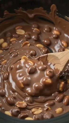 🥜🍫 Slow Cooker Chocolate Peanut Clusters – Easy, Crunchy & Irresistible! These Slow Cook