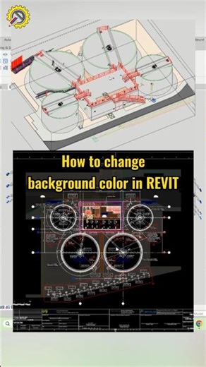 Revit | How to change background color in Revit? #revit #autodeskrevit #autodesk