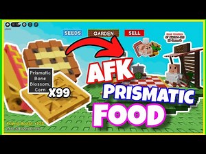 BEST AFK PRISMATIC FOOD METHOD!! COOKING BTR TINYTASK MACRO UPDATE | Roblox Grow a Garden Tutorial