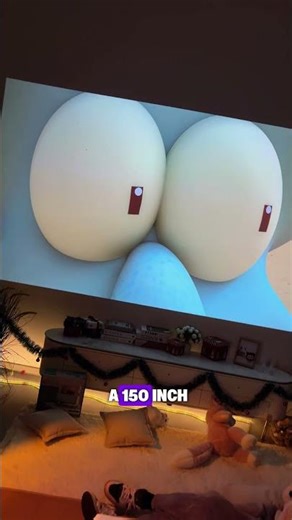 Smart Touch Projector: Connect to Wi-Fi & Download Apps #bedroomgoals #smartphone #techretro #tech