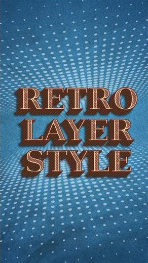 Free Photoshop Style Download - 3d Retro Layer Style
