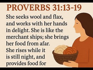 Modern Women Need to Hear This — Proverbs 31:13–19”