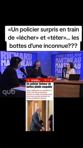 Ok #quebecinfos #qc2026 #qctiktok «Un policier surpris en train de «lécher» et «téter»… les bottes d’une inconnue???