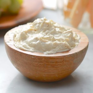 This savory dairy-free "cheese" is sliceable and can easily be made into a dip! 🧀 Get the recipe: https://tasty.co/recipe/homemade-cashew-cheese | Tasty Vegetarian
