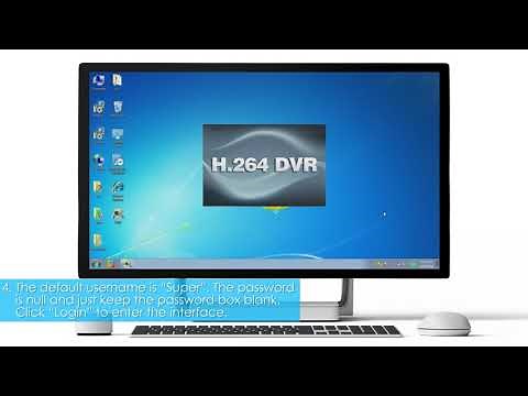 How to connect and watch my security cameras on computer PC SANNCE DE81N/DE41N/DH81NK