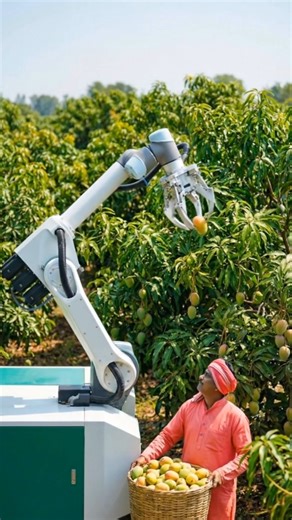 "Modern Farming Meets Technology | Robot Mango Harvester"