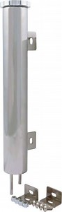 Allstar Performance Bronco Sport Stainless Steel Overflow Tank; 2-Inch x 15-Inch ALL36151 (Universal; Some Adaptation May Be Required) - Free Shipping