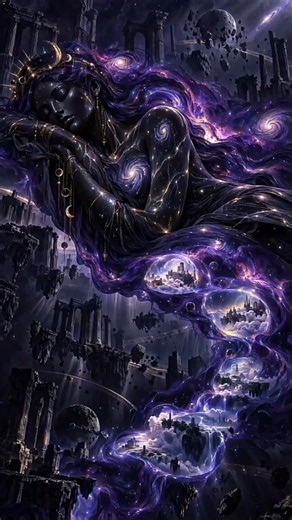 Nyx, the Goddess of Night.🌓 Сон Вселенной.