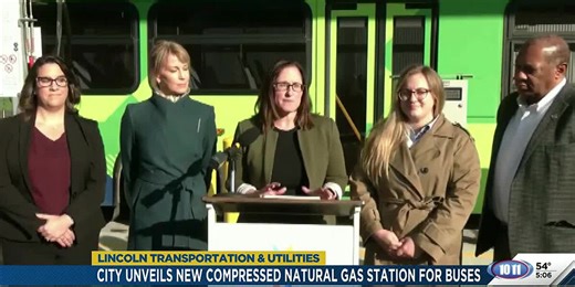 Lincoln unveils new compressed natural gas fueling station for public transit