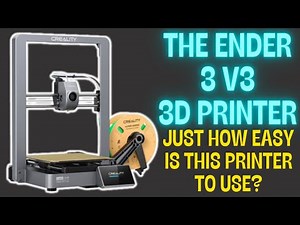 Just how easy is it to use the Ender 3 v3 3D printer?