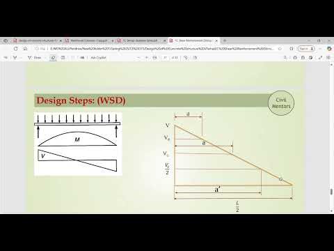 Web Reinforcement or Shear Reinforcement Calculation in RC beam