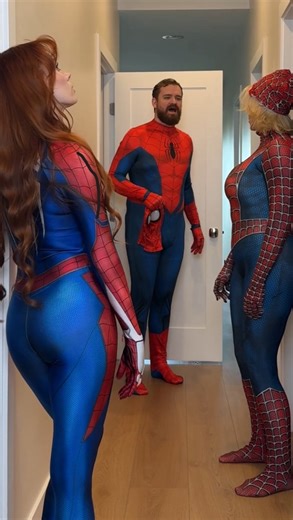 Ryan Keely™️ on Instagram: "Lack of preparation meets opportunity so the Halloween party enters the Spider-verse. #halloween #spiderman #spiderverse"