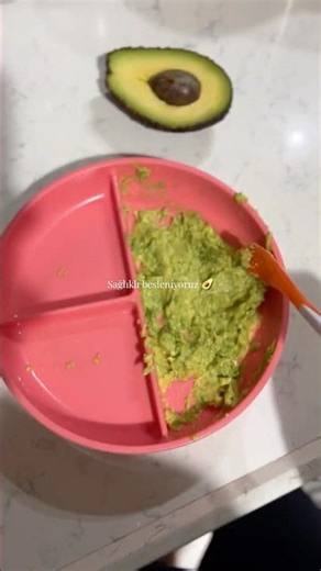 Ek gıda günlükleri 🥑 bebeğim ilk kez avokado yiyor 😊