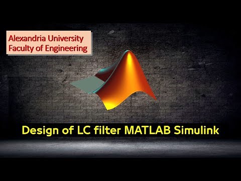 Design of LC filter MATLAB Simulink