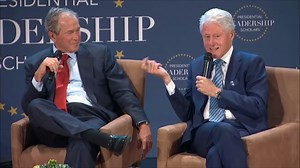 Happy Father’s Day! WATCH: At the Presidential Leadership Scholars Program in 2017, Presidents Bill Clinton and George W. Bush reflected on the unexpected joys of being a grandfather. | Clinton Foundation