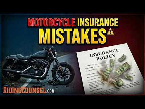 Motorcycle Insurance Mistakes That Cost You $ | NY Motorcycle Lawyers
