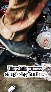 The whole process of replacing the sleeve. #mechanic #mechanicmike #autmobile #automechanic | Mechanic Mike