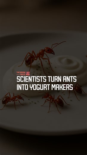 Ants Turned Into Yogurt Makers - What if ants could transform the way we make food? In Denmark, scientists and chefs joined forces for a surprising culinary experiment. How far can tradition and science go when combined? According to CNN and a study in iScience, the results were unlike anything seen before. This story might change how you think about fermentation forever. #fblifestyle | The Brain Maze