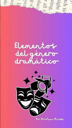 Género dramático | Elementos de la representación #teatro #generodramatico