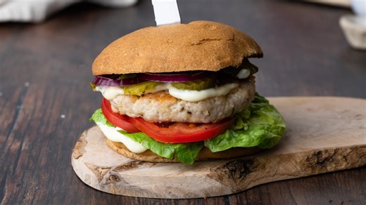 Garlic Chicken Burger Recipe - Tasting Table