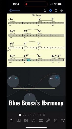 Blue Bossa’s Harmony - Mapping Tonal Harmony Pro 9 Backing Track Bossa Nova